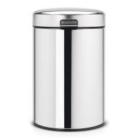 Бак Brabantia newicon мусорный, настенный, стальной полированный, 3 л на VALLES.TOP