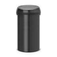 Бак Brabantia Touch Bin New мусорный, черный матовый, 60 л на VALLES.TOP