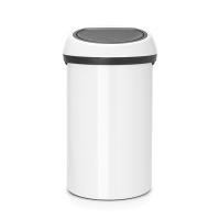 Бак Brabantia Touch Bin New мусорный, белый, 60 л на VALLES.TOP