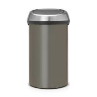 Бак Brabantia Touch Bin New мусорный, платиновый, 60 л на VALLES.TOP