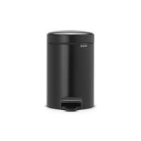 Бак Brabantia newicon мусорный, черный матовый, 3 л на VALLES.TOP