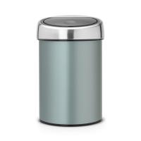 Бак Brabantia Touch Bin New мусорный, мятный металлик, 3 л на VALLES.TOP