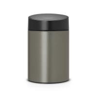 Бак Brabantia Slide Bin мусорный, платиновый, 5 л на VALLES.TOP