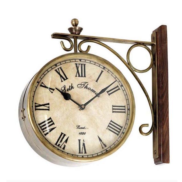 Часы Eichholtz Station настенные на VALLES.TOP