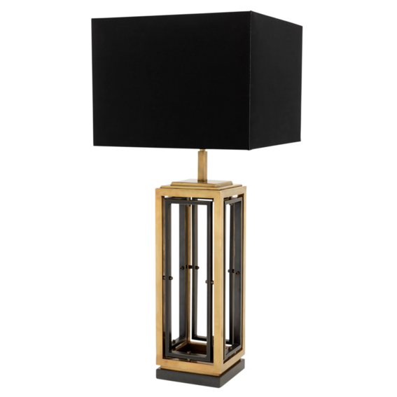 Лампа Eichholtz Blackrock настольная золотая на VALLES.TOP