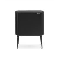 Бак Brabantia Touch Bin Bo мусорный, черный матовый, 11+23 л на VALLES.TOP