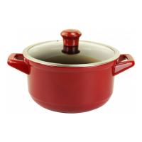 Кастрюля со стеклянной крышкой Ceraflame Duo, 4.3л, цвет красный на VALLES.TOP