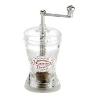 Мельница Cole&Mason Nutmeg для мускатного ореха прозрачная на VALLES.TOP