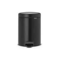 Бак Brabantia newicon мусорный, черный матовый, 5 л на VALLES.TOP