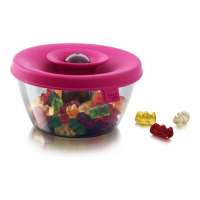 Емкость TOMORROW'S KITCHEN для хранения орехов и сладостей розовая, 0,45 л на VALLES.TOP