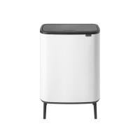 Бак Brabantia Touch Bin Bo Hi мусорный, белый, 2х30 л на VALLES.TOP