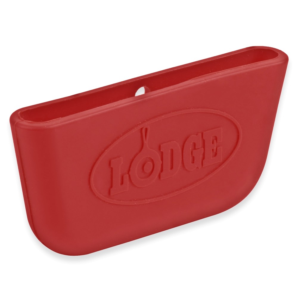 Накладка LODGE на ручку, прямоугольная, 12х7х2 см, красная на VALLES.TOP