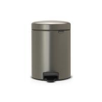 Бак Brabantia newicon мусорный, платиновый, 5 л на VALLES.TOP