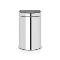 Бак Brabantia Touch Bin New мусорный, стальной полированный, 40 л на VALLES.TOP