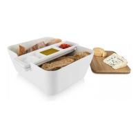 Сервировочный набор для хлеба и закусок TOMORROW'S KITCHEN, цвет белый на VALLES.TOP