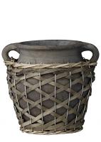 Керамическое кашпо для цветов с ручками Rina Lene Bjerre на VALLES.TOP