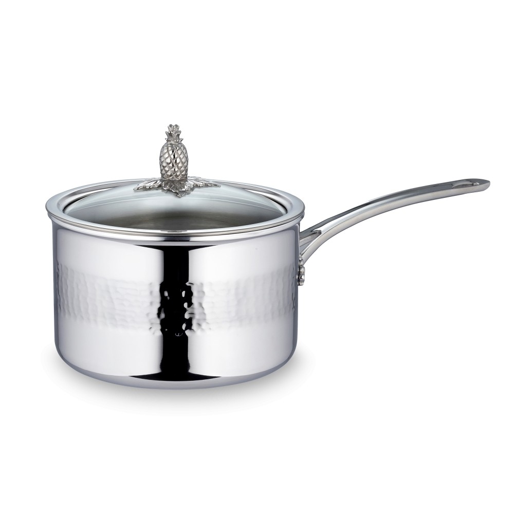 Ковш RUFFONI Omegna со стеклянной крышкой, диаметр 18 см, 3 л на VALLES.TOP