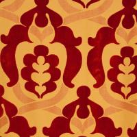 Ткань Galleria Arben Exclusive BLACK JACK VELVET 3531 des 3905 col 38 BRONZE RED на VALLES.TOP