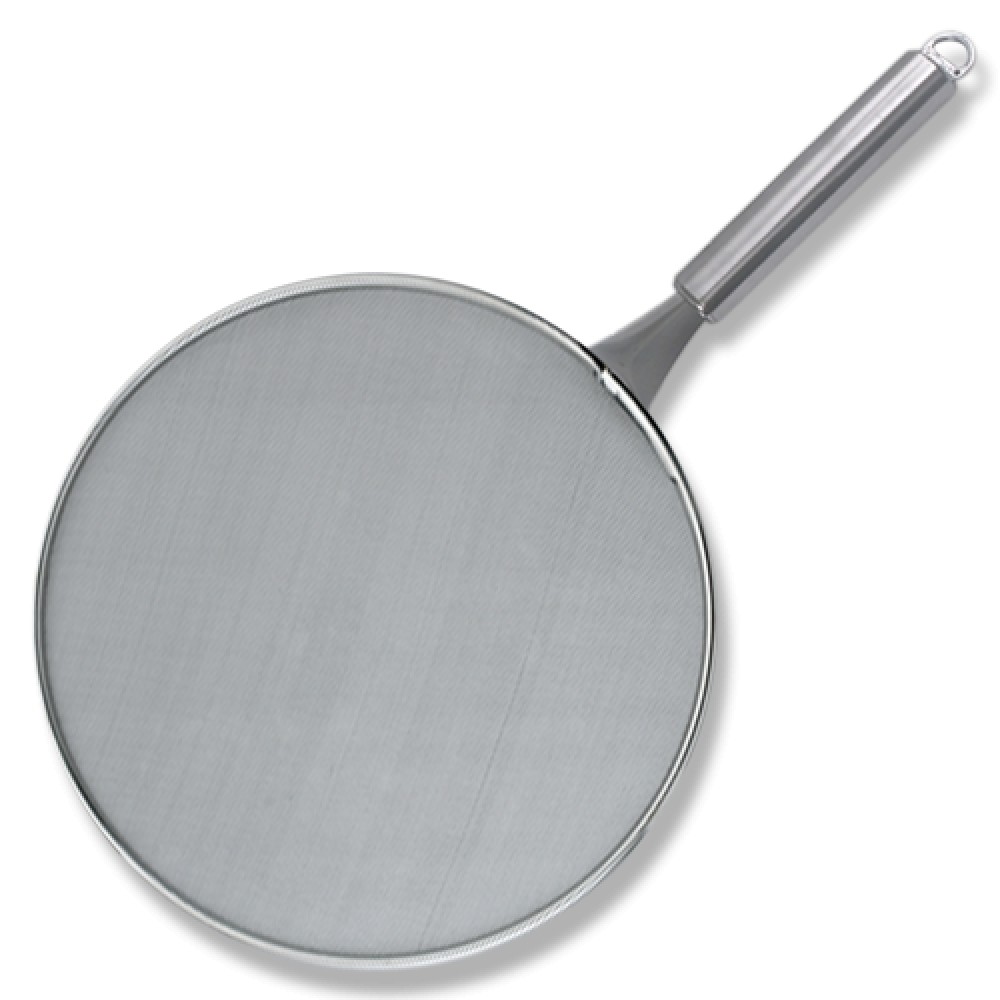 Крышка-защита CRISTEL Panoply от масляных брызг, ручка из матовой стали, диаметр 29 см на VALLES.TOP
