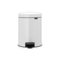 Бак Brabantia newicon мусорный, белый, с внутренним ведром, 5 л на VALLES.TOP