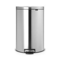 Бак Brabantia FlatBack+ мусорный, стальной матовый, FPP, 40 л на VALLES.TOP