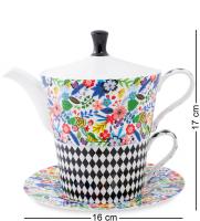 SL-21 Чайный набор "Цветочный модерн" (Stechcol) на VALLES.TOP