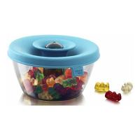 Емкость TOMORROW'S KITCHEN для хранения орехов и сладостей голубая, 0,45 л на VALLES.TOP