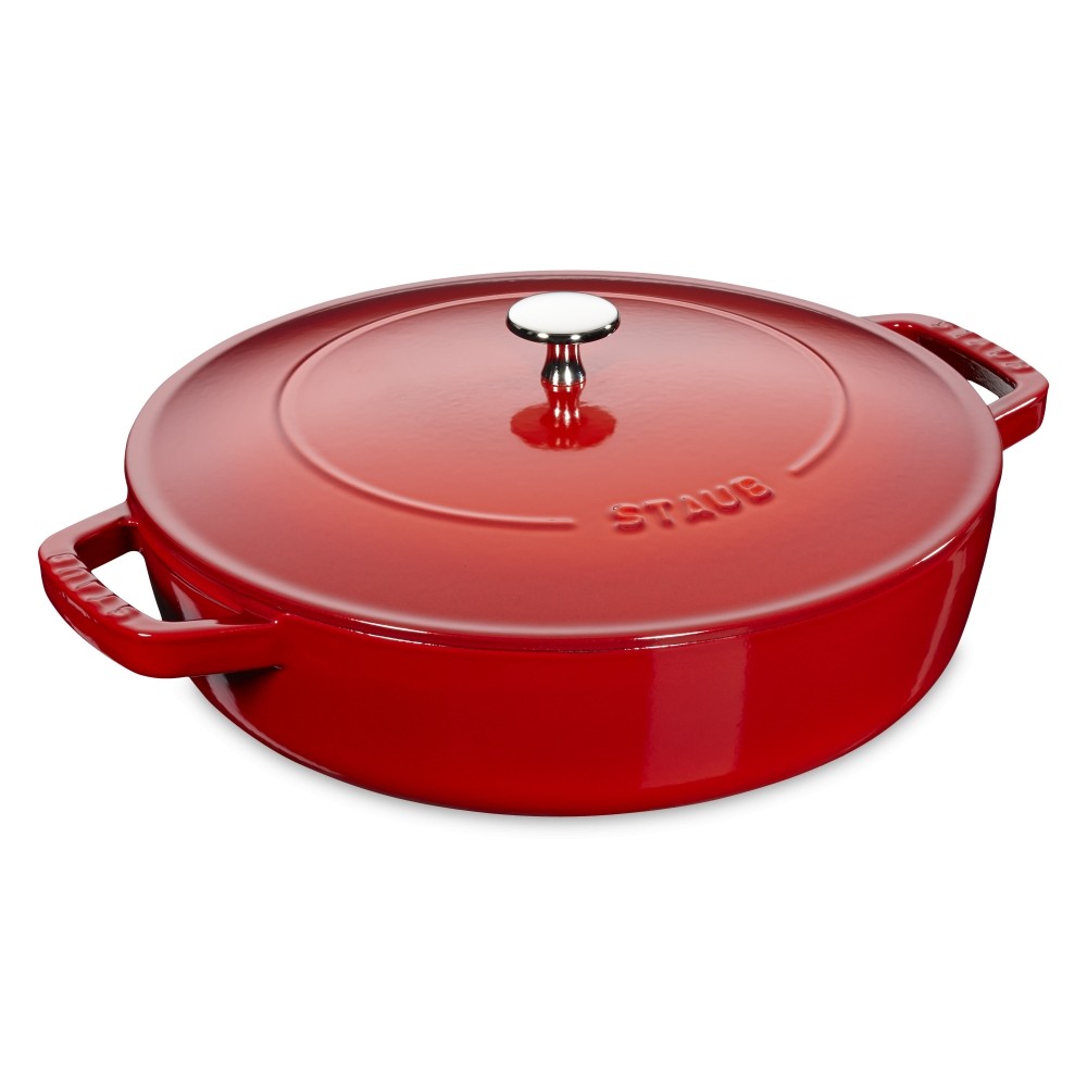 Сотейник STAUB с крышкой, диаметр 28 см на VALLES.TOP