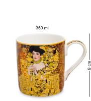 CN-27 Кружка "Адель Блох - Бауэр (Г. Климт)" 350 мл (Carmani) на VALLES.TOP