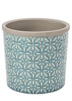 Кашпо керамическое, L Tuscany Blue Indoor Pots Collection Burgon & Ball на VALLES.TOP