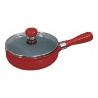 Сковорода Ceraflame Premiere co стеклянной крышкой 20см, 1.5л, цвет красный на VALLES.TOP