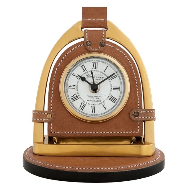 Часы Eichholtz Cadance коричневые на VALLES.TOP