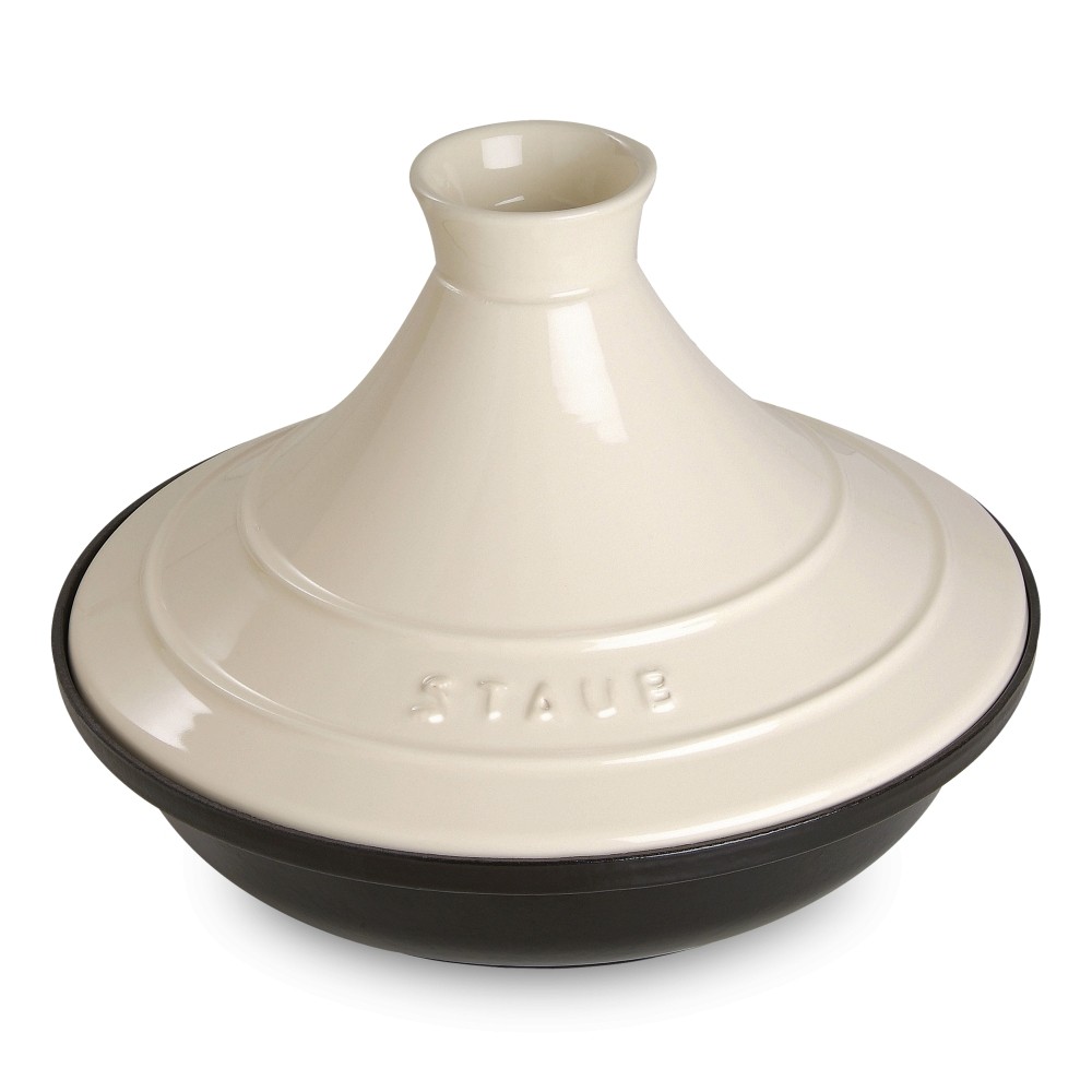 Тажин STAUB, диаметр 28 см, черный/кремовый на VALLES.TOP