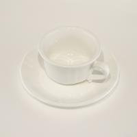 Чайная пара Value Ceramic белый 170 мл, 160 мм на VALLES.TOP