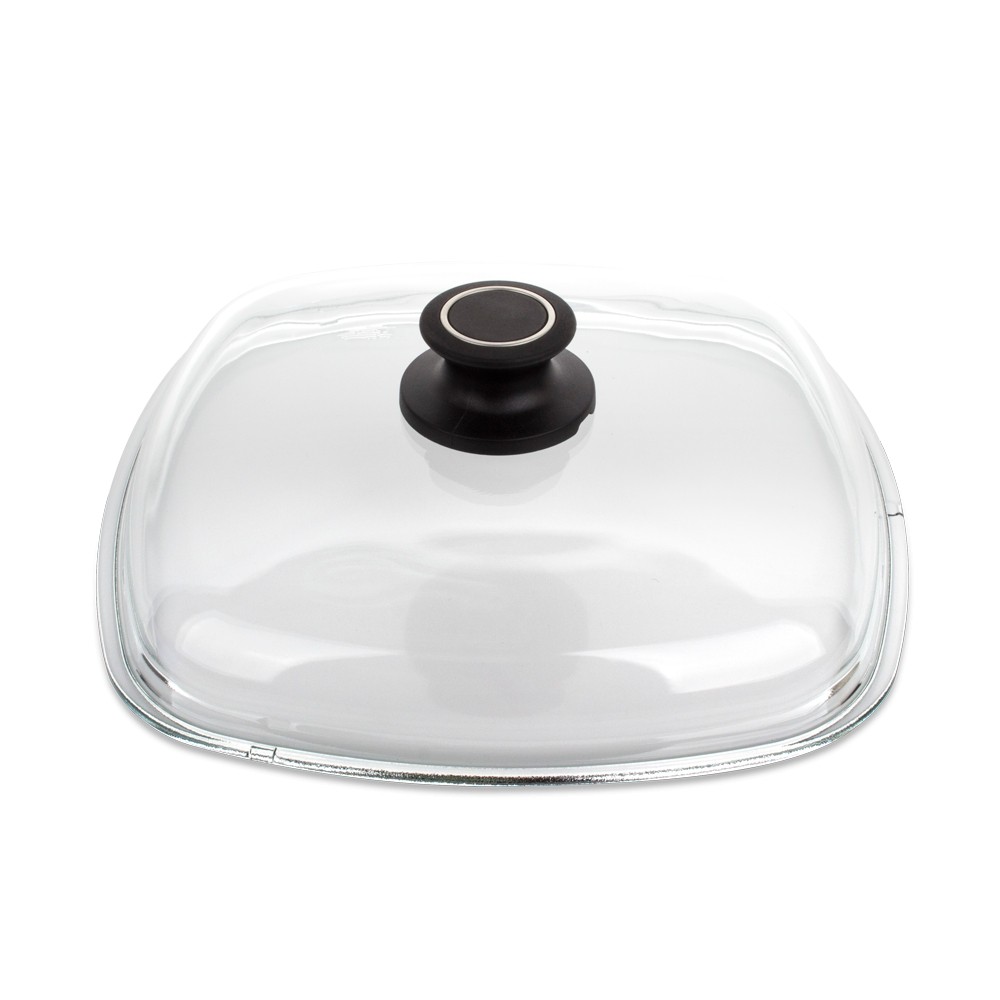 Крышка AMT Glass Lids стеклянная, квадратная, 26x26 см на VALLES.TOP