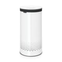 Бак Brabantia для белья с пластиковой крышкой, белый, 35 л на VALLES.TOP