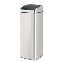 Бак Brabantia Touch Bin New мусорный, прямоугольный, полированная сталь, 25 л на VALLES.TOP