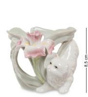 CMS-04/ 4 Подсвечник "Котенок с ирисом" (Pavone) на VALLES.TOP