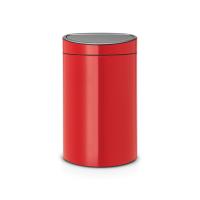 Бак Brabantia Touch Bin New мусорный, пламенно-красный, 40 л на VALLES.TOP