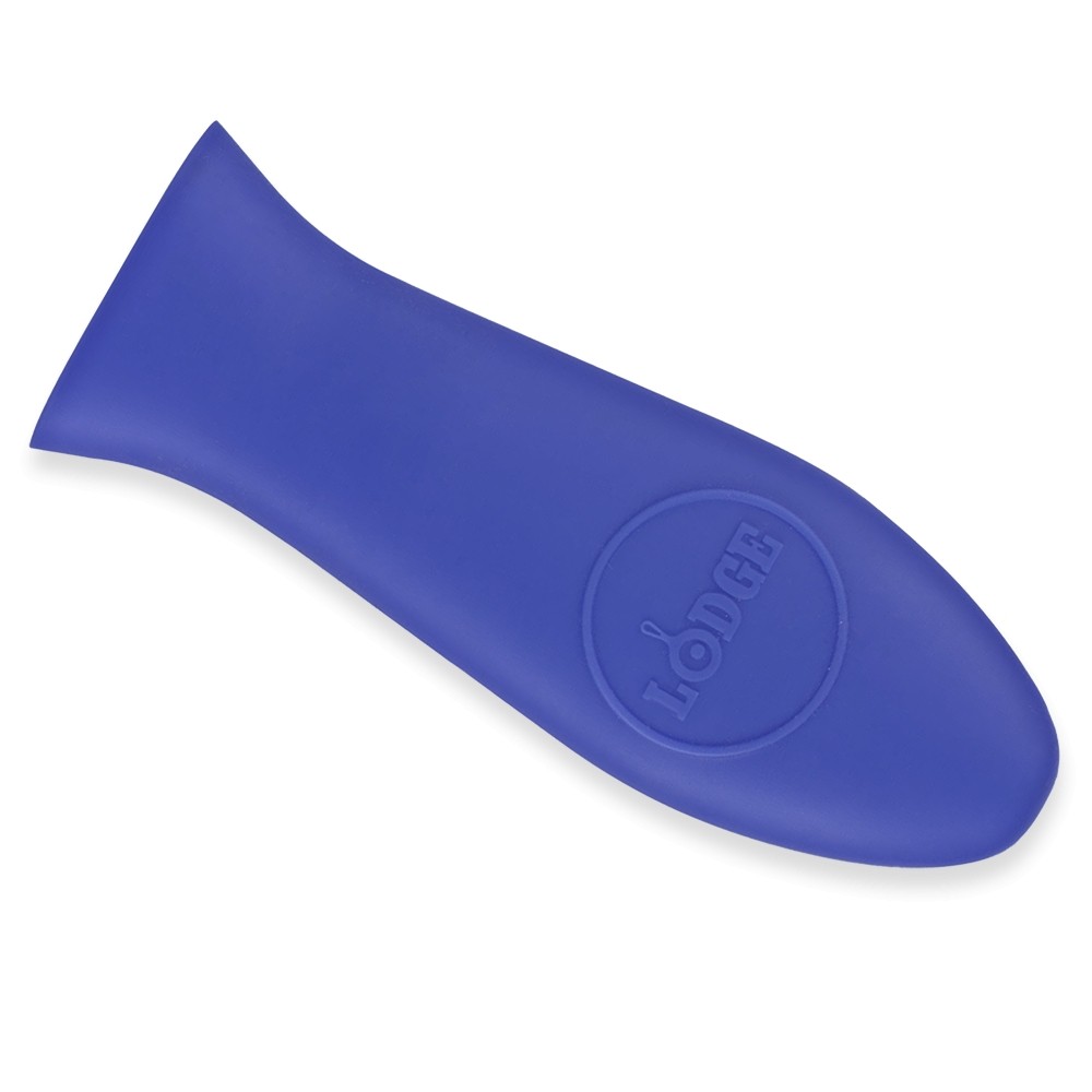 Накладка LODGE на ручку для чугунных сковородок, диаметр 5,1 см, длина 14,3 см, синяя на VALLES.TOP