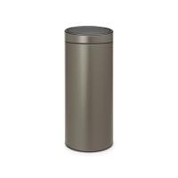 Бак Brabantia Touch Bin New мусорный, платиновый, 30 л на VALLES.TOP