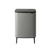 Бак Brabantia Touch Bin Bo Hi мусорный, минерально-серый, 60 л на VALLES.TOP