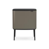 Бак Brabantia Touch Bin Bo мусорный, платиновый, 36 л на VALLES.TOP