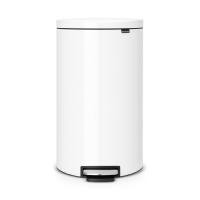 Бак Brabantia FlatBack+ мусорный, белый, 30 л на VALLES.TOP