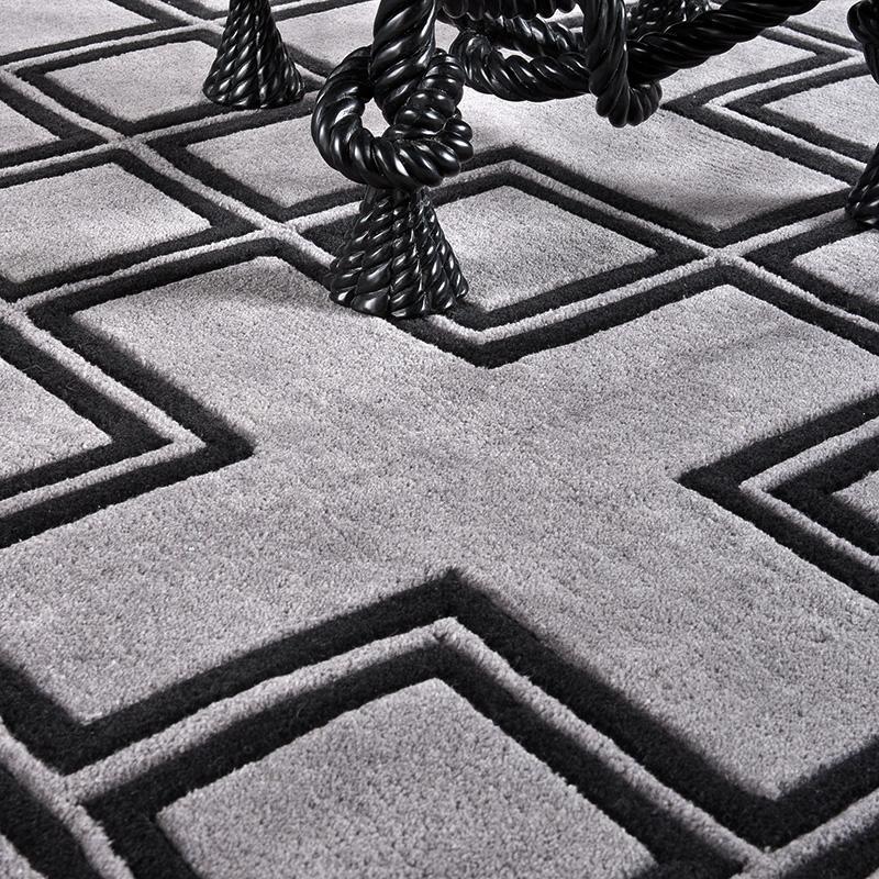 Ковер Eichholtz Caton серый, 300х400 см на VALLES.TOP