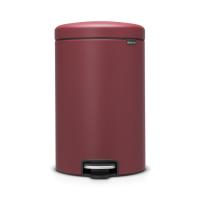 Бак Brabantia newicon мусорный, минерально-бордовый, 20 л на VALLES.TOP