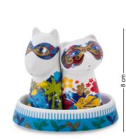 Набор Topchoice Кошка с собакой на маскараде TC-52 соль-перец на VALLES.TOP