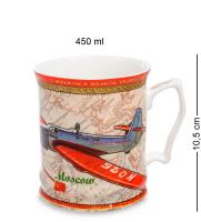 CN-09 Кружка "Перелет Москва-Ванкувер 1937 г." 450 мл (Carmani) на VALLES.TOP