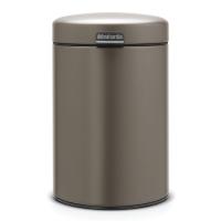 Бак Brabantia newicon мусорный, настенный, платиновый, 3 л на VALLES.TOP