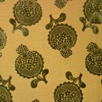 Ткань Galleria Arben Exclusive VELVET 3368 DES 3389C POMEGRANATE COL 53 MOSS * на VALLES.TOP